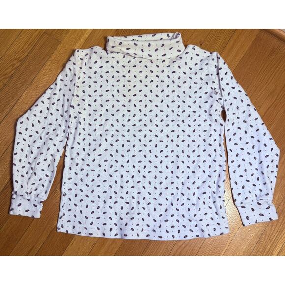 Vintage Kitty Hawk Paisley Turtleneck M (Fits Small) Long Sleeve 90s USA - Picture 1 of 10